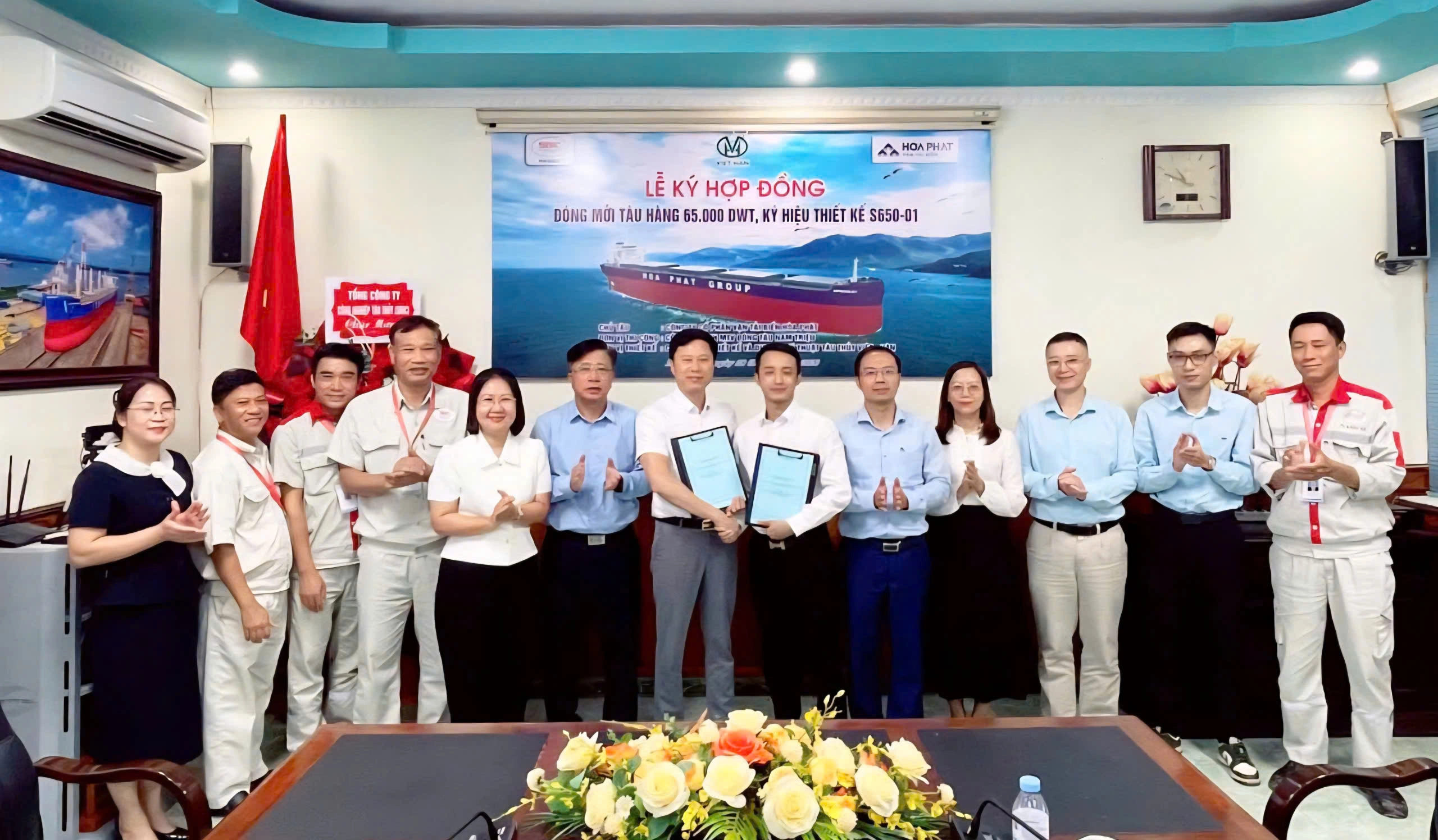 LỄ KÝ HỢP ĐỒNG ĐÓNG MỚI TÀU HÀNG 65.000 DWT-S650-01